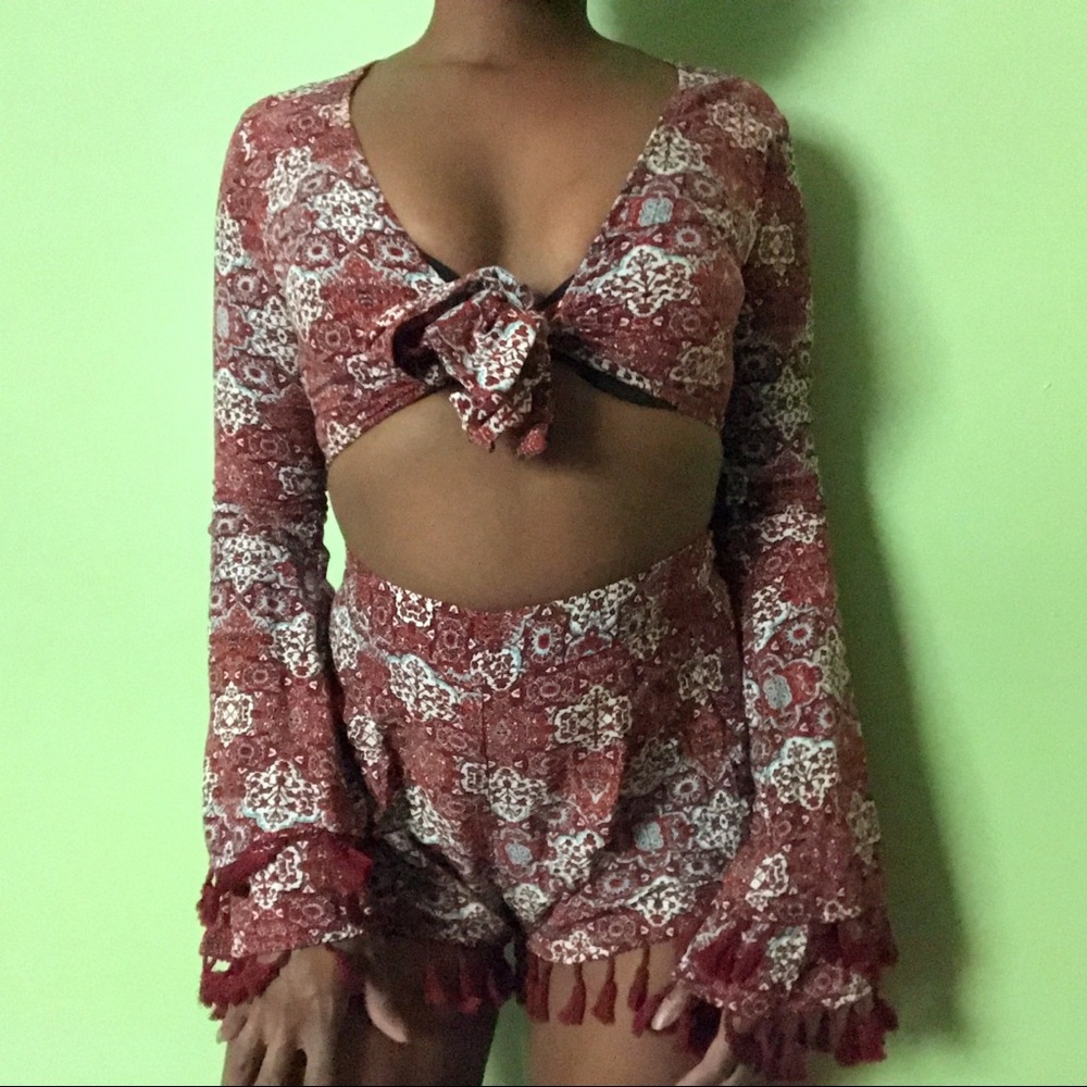 SOLD || Tobi Red Set (top + bottoms)